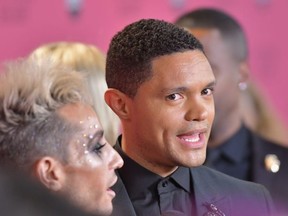 Trevor Noah attends the 2018 Victoria's Secret Fashion Show at Pier 94 on November 08, 2018 in New York City.