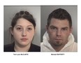 Terri-Lynne McClintic and Michael Rafferty are seen here in new mugshots released as evidence at the first-degree murder trial of Rafferty in the death of 8-year-old Victoria (Tori) Stafford of Woodstock, Ont.
