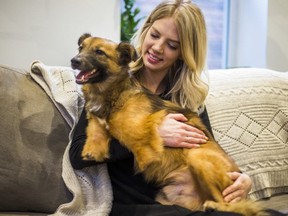 Erin Blaak with True (Ernest Doroszuk, Toronto Sun)