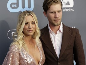 Kaley Cuoco, Karl Cook. Brian To/WENN.com