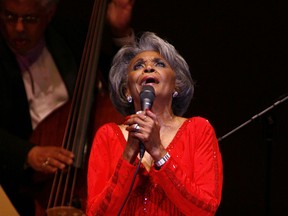 In this June 29, 2007 file photo, singer Nancy Wilson, performs at her Swingin' 70th Birthday Party at Carnegie Hall in New York. Grammy-winning jazz and pop singer Wilson has died at age 81.