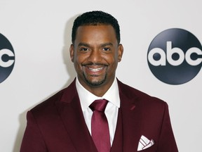 In this Aug. 7, 2018 file photo, Alfonso Ribeiro arrives at the Disney/ABC 2018 Television Critics Association Summer Press Tour in Beverly Hills, Calif.