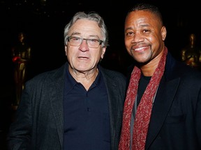 Actors Robert De Niro and Cuba Gooding Jr. attend The Academy of Motion Picture Arts and Sciences 2018 New Members Party at Top of the Rock's 620 Loft and Garden on Oct. 1, 2018 in New York City. (Lars Niki/Getty Images for The Academy Of Motion Picture Arts & Sciences)