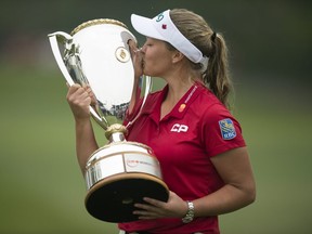 Canadian Brooke Henderson wins the CP Women's Open at the Wascana Country Club in Regina.