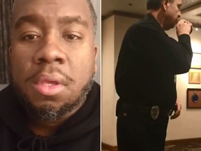 Jermaine Massey (left) claims he was a victim of racial profiling after getting kicked out of a Portland-based hotel. (Instagram)