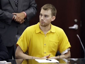 In this Aug. 22, 2018 file photo, Travis Reinking appears at a hearing in Nashville, Tenn.