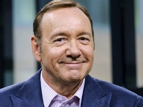 FILE - In this May 24, 2017 file photo, Kevin Spacey participates in the speaker series in New York. Lawyers for Spacey are asking a judge to excuse the actor from a Jan. 7, 2019 hearing in Nantucket, Mass. The 59-year-old Oscar winner is charged with felony indecent assault and battery. Prosecutors, who allege Spacey groped an 18-year-old man in a Nantucket restaurant in 2016, asked the judge to deny the motion.