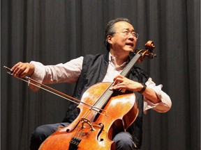 Chinese-American cellist Yo-Yo Ma is taking his Bach Project around the world. His stop on Saturday, Dec. 8, 2018, was in Place des Arts métro.