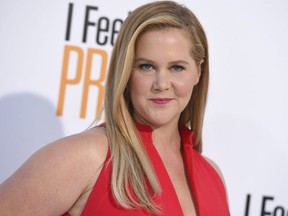 In this April 17, 2018 file photo, Amy Schumer arrives at the world premiere of "I Feel Pretty" at the Westwood Village Theater in Los Angeles.