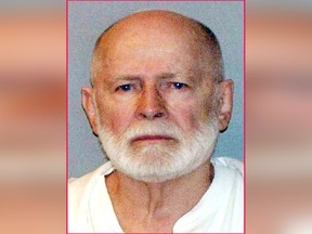 FILE - This June 23, 2011, file booking photo provided by the U.S. Marshals Service shows James "Whitey" Bulger. Bulger died in federal custody after being sentenced to spend the rest of his life in prison. Officials with the Federal Bureau of Prisons say he died Tuesday, Oct. 30, 2018. The death of notorious Boston mobster James "Whitey" Bulger marks the third inmate to be killed at a West Virginia federal prison in the last six months. (U.S. Marshals Service via AP, File)
