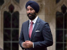 Liberal MP Raj Grewal rises in the House of Commons in Ottawa on June 3, 2016. Raj Grewal's sudden resignation as a Liberal MP was prompted by a gambling problem, according to the Prime Minister's Office.