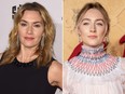 Kate Winslet, left, and Saoirse Ronan. (Getty Images)