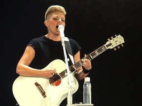 Natalie Maines of the The Dixie Chicks performs at LondonÕs Budweiser Gardens Tuesday night on Tuesday April 18, 2017.  Mike Hensen/The London Free Press/Postmedia Network