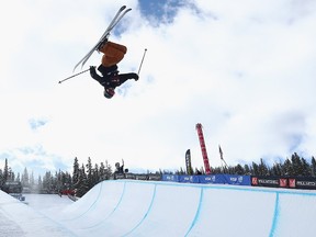 Cassie Sharpe of Canada competes in the Freeskiing Halfpipe Finals of the 2018 U.S. Grand Prix at Copper Mountain on Dec. 7, 2018 in Copper Mountain, Colo.