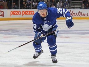 William Nylander is expected to travel to Toronto on Sunday, having re-signed with the Maple Leafs.