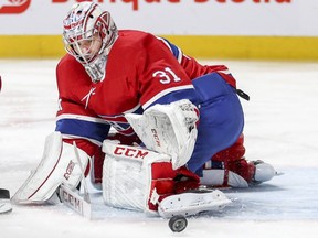 Canadiens goalie Carey Price was busy in December, starting 11 of 12 games and posting an 8-3 record.