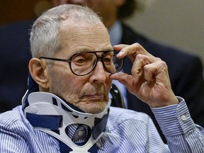 Real Estate Heir Robert Durst appears in the Airport Branch of the Los Angeles County Superior Court on November 7, 2016 in Los Angeles, California.