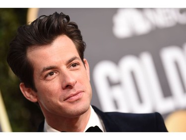 English musician Mark Ronson arrives for the 76th annual Golden Globe Awards on January 6, 2019, at the Beverly Hilton hotel in Beverly Hills, California.