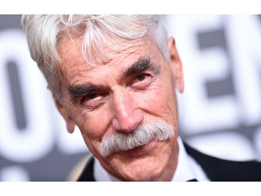 Actor Sam Elliott arrives for the 76th annual Golden Globe Awards on January 6, 2019, at the Beverly Hilton hotel in Beverly Hills, California.
