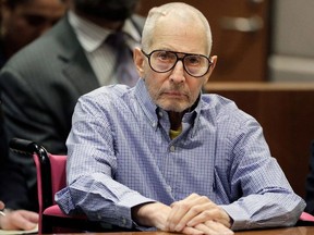 In this Dec. 21, 2016 file photo, Robert Durst sits in a courtroom in Los Angeles. The New York real estate heir has been scheduled to go on trial in late summer on charges of killing a friend in Los Angeles nearly two decades ago. The Los Angeles Times reports a judge on Tuesday, Jan. 15, 2019, scheduled the trial to begin Sept. 3.