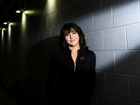 Canadian tennis player Bianca Andreescu poses for a photograph in Toronto on Tuesday, January 29, 2019.