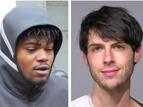 This combination of 2018 photos shows Jerry Smith, left, and Brandon Baker.  (Ivan Moreno, Milwaukee County Sheriff's Office via AP)
