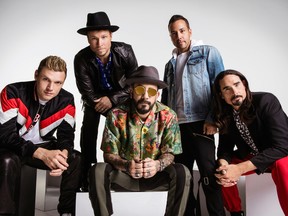 Backstreet Boys (L-R): Nick Carter, Brian Littrell, AJ McLean, Howie Dorough and Kevin Richardson. (Sony Music)