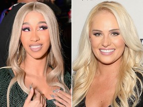Cardi B and Tomi Lahren. (Getty Images)