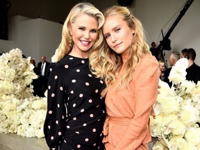 Models Christie Brinkley, left, and Sailor Brinkley Cook attend the Zimmermann front row during New York Fashion Week: The Shows at Gallery I at Spring Studios on Sept. 10, 2018 in New York City.  (Theo Wargo/Getty Images for NYFW: The Shows)