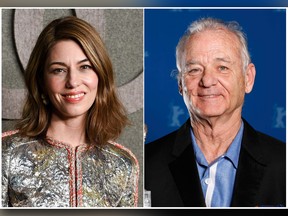 This combination photo shows filmmaker Sofia Coppola, left, and actor Bill Murray, who will reunite 16 years after their Oscar-winning film, “Lost in Translation” for “On the Rocks,” a New York-set film starring Rashida Jones as a young mother who reconnects with her larger-than-life father, to be played by Murray.