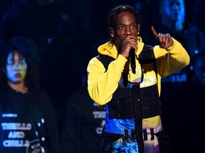 Travis Scott performs onstage during the 2018 MTV Video Music Awards at Radio City Music Hall on August 20, 2018 in New York City.  (Theo Wargo/Getty Images)