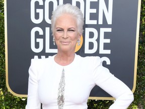 Jamie Lee Curtis attends the 76th Annual Golden Globe Awards at The Beverly Hilton Hotel on January 6, 2019 in Beverly Hills, Calif.  (Jon Kopaloff/Getty Images)