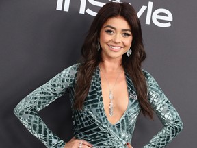 Sarah Hyland attends the InStyle and Warner Bros. Golden Globes after party at The Beverly Hilton Hotel on Jan. 6, 2019 in Beverly Hills, Calif.  (Rich Fury/Getty Images)