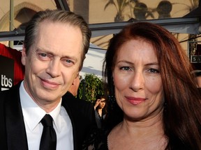 Actor Steve Buscemi and wife Jo Andres attend the 20th Annual Screen Actors Guild Awards at The Shrine Auditorium on Jan. 18, 2014 in Los Angeles, Calif.  (Kevork Djansezian/Getty Images)