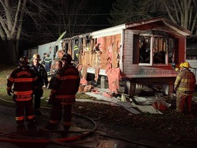 A 13-year-old boy who defied his mom by staying up late to watch Netflix is credited with saving his family from the fire that destroyed their Delaware home on Wednesday. (Good Will Fire Co. 18/Facebook)