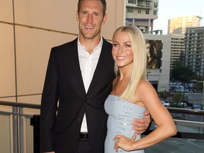 Brooks Laich and Julianne Hough attend the 6th Annual Celebration of Dance Gala Presented by The Dizzy Feet Foundation at The Novo by Microsoft on September 10, 2016 in Los Angeles. (Earl Gibson III/Getty Images for Dizzy Feet Foundation)