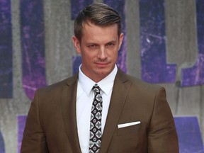 Actor Joel Kinnaman poses as he arrives to attend the European premiere of Suicide Squad in central London on Aug. 3, 2016.