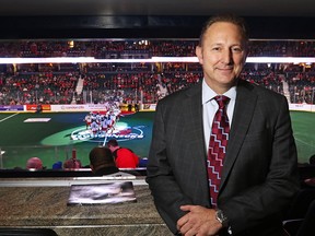 National Lacrosse League commissioner Nick Sakiewicz is photographed during a visit to Calgary and the Scotiabank Saddledome to watch the Calgary Roughnecks take on the Colorado Mammoth on  March 19, 2016.