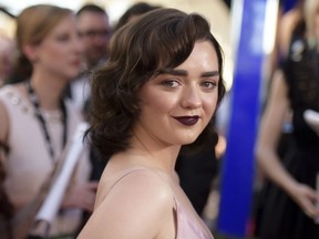 Maisie Williams arrives at the 23rd annual Screen Actors Guild Awards at the Shrine Auditorium & Expo Hall on Sunday, Jan. 29, 2017, in Los Angeles.