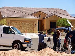 The home mass murderer Stephen Paddock is seen in Mesquite, Nevada October 3, 2017. (ROBYN BECK/AFP/Getty Images)