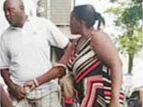 OUCH! An irate Nigerian wife drags her husband through the street by his penis after catching him cheating.