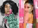 Rapper Princess Nokia, left, and Ariana Grande. (Getty Images photos)
