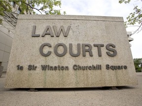 The Edmonton Law Courts, housing provincial courts, family courts, the Court of Appeal and Court of Queen's Bench, is seen in downtown Edmonton, Monday, June 9, 2014.