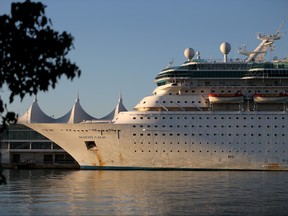 The Royal Caribbean Cruises, MS Majesty of the Seas, cruise ship is seen docked at PortMiami on Jan. 27, 2014 in Miami, Florida. (Joe Raedle/Getty Images)