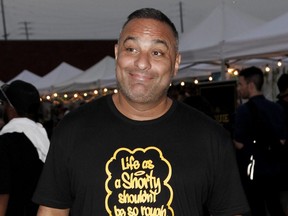 Canadian comedian Russell Peters attends the Athletes vs. Cancer Smoke4aCure Event on Aug. 9, 2018 in Inglewood, Calif.