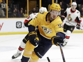 Predators centre Ryan Johansen.