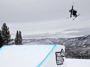 Alex Beaulieu-Marchand of Canada practices prior to the Men's Ski Slopestyle final at the 2019 Winter X Games on Jan. 27, 2019 in Aspen, Colo.