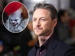 James McAvoy says he was terrified of Bill Skarsgard's portrayal of Pennywise the clown. (Lia Toby/WENN.com)