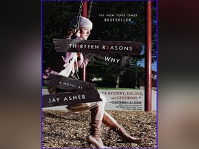 "Thirteen Reasons Why" book cover.