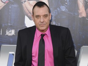 In this Aug. 11, 2014 file photo, actor Tom Sizemore arrives at the premiere of "The Expendables 3" in Los Angeles. (Jordan Strauss/Invision/AP, File)